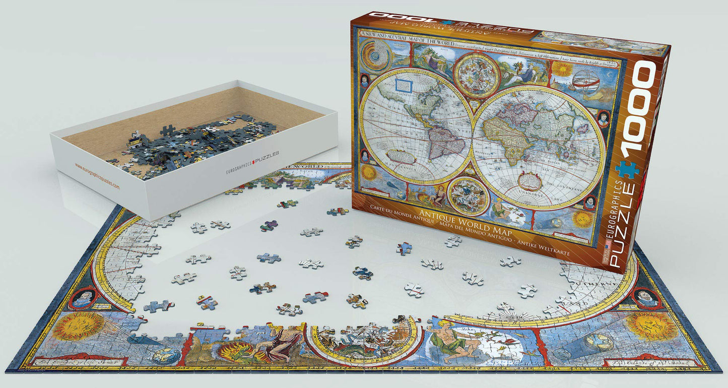 Eurographics New And Accurate Map Of The World Puzzle (1000-Piece), 6000-2006