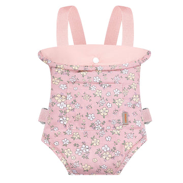 Gagaku Baby Doll Carrier, Toy Baby Carrier For Dolls, Doll Carriers For Toddlers Kids, Baby Doll Carrier For Little Girls, Reborn Baby Doll Accessories - Pink (Pear Flowers)