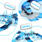 Track Car Toys, 269 Pcs Racing Tracks Toy, Create A Frozen World Race Road, Flexible Tracks Playset & 2 Pcs Cool Race Cars, Toddler Toys Birthday Gifts For Age 3 4 5 6 Year Old Boys Girls