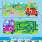 Repositionable Little Tikes Sticker Playset – Car & Truck Stickers For Kids Ages 3+