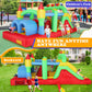 Whubefy 18X8.2Ft Large Bounce House For Big Kids 8-12, Blow Up Inflatable Obstacle Course With Slide Tunnels Jump Castle Bouncer