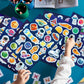 24 Sheets Space Themed Sticker Set - 8 Planets, Astronauts, Spaceships, And Rockets Explore Space Stickers For Kids Outer Space