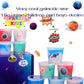 70 Pack Mini Slime Kit,Galaxy Slime Party Favors,Stretchy Slime Kit For Classroom Prizes,Kids Stress Relief Toys, Christmas Stoc