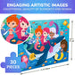Quokka Puzzles For Kids Ages 3-5 - 30 Pieces Puzzles For Toddlers 2-4 - Mermaids Learning Jigsaw Puzzles For Kids 4-6 Years Old