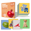 FUNBIZZ Baby Vision Flash Cards 1236 Months | 36 Real Image Learning Cards | Toddler Educational Flash Cards for Vocabulary, Ob