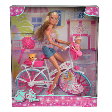 Simba Toys - Steffi Love Bike Tour With Bike And Doll, Multi