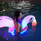 PoolCandy Inflatable Animal Swim Noodles (LED Flamingo)