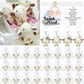 Shappy 24 Pcs Mini Plush Lambs Jesus Toys Sheep Stuffed Animal Keychains