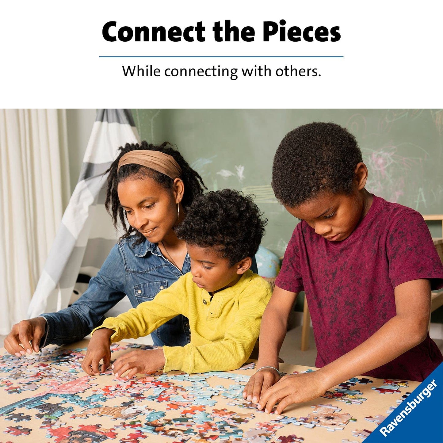 Ravensburger 100 Piece XXL Jigsaw Puzzle - Rainforest River Band - Multicolor - 19 x 14 inches - Model 13367