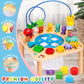 Oathx Activity Table For 1 Year Old, 6 In 1 Wooden Montessori Activity Center With Bead Maze Shape Sorter Fishing Game, Kids Sensory Play Table Toddler Toys 1St Birthday Gifts Boy Girl