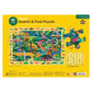 Mudpuppy Dinosaurs - 64 Piece Search & Find Puzzle Jigsaw Puzzle Featuring Diverse Prehistoric Animals And Over 40 Hidden Images