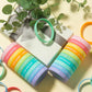 CYCLUSIVE 20 Pieces Students Inspirational Wristbands Rubber Bracelets Fun Motivational Wristbands for Kids Students Back to Sch