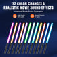 Vevor 2 In 1 Lightsaber, Heavy Metal Hilt Rgb Dueling Light Saber, Motion Control 12 Colors And 4 Sound Fonts Smooth Swing Force