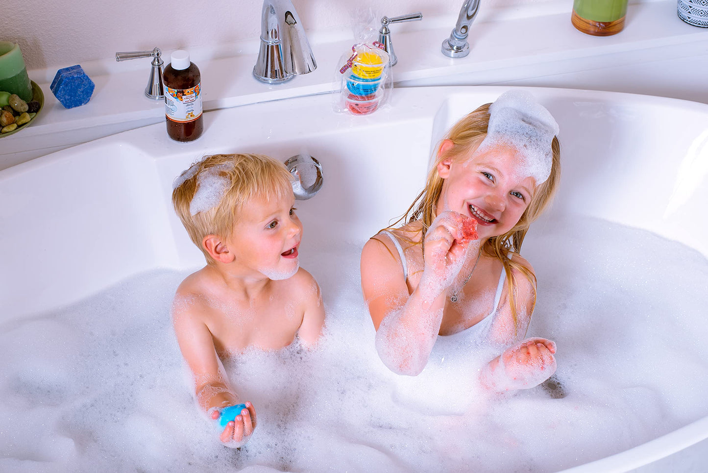 Punkin Butt Bubble Bath Dough - Natural Handmade Moldable Soap for Colorful Sensory Play at Bath Time