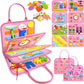 Gojmzo Busy Board Montessori Toys For 1 2 3 4 Year Old Girl Birthday Gifts, Busy Book Sensory Easter Toys For Toddlers 1-3 2-4, Learning Educational Toddler Travel Activities