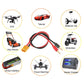 WOODGUILIN XT60 Charging Cable,Connector Plug to 4mm Banana Connector Adapter Charger with 12AWG 30CM Cable Connector,RC Battery