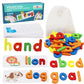 Flyingseeds See And Spell Learning Toys, Cvc Word Builders With Sight Words Flash Cards Kindergarten, Educational Toys For Toddler 2 3 4 Year Old Boys Girls - Gifts For Kids