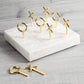 NikkisPride Handmade Marble Board Game with Pure Brass X and 0 Pieces Diwali Gift Christmas Gift (Design 1)