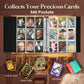 Wot I Deluxe Trading Card Binder, 540 Pockets Collectible Card Binder Sleeves, Refillable Leather 3 Ring Binder With Double Side