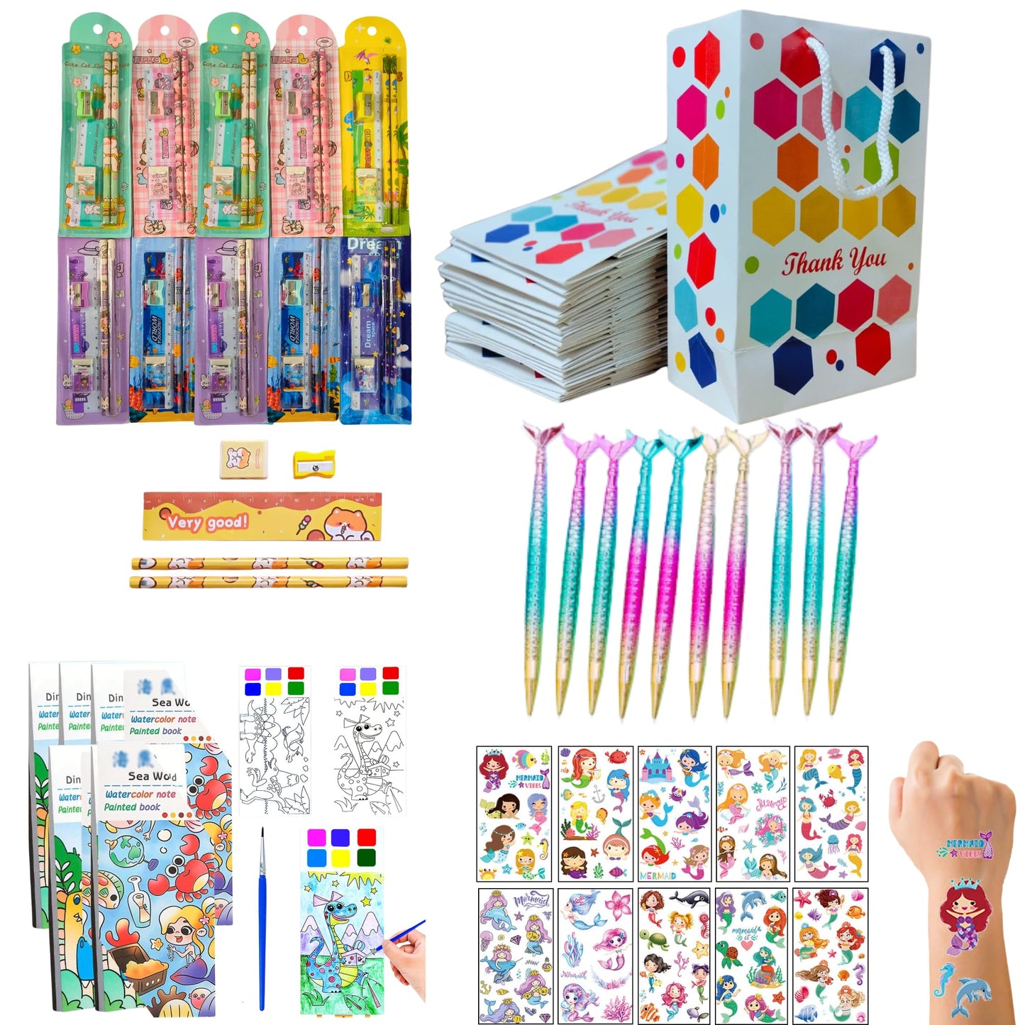 Birthday Popper 50 Pcs Mermaid Combo Pack As Birthday Return Gift For Girls Of All Age Group