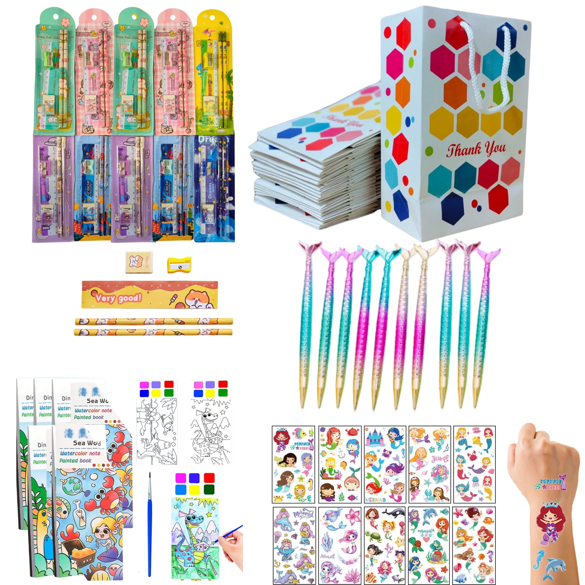 Birthday Popper 50 Pcs Mermaid Combo Pack As Birthday Return Gift For Girls Of All Age Group