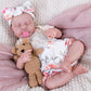 Aori Lifelike Reborn Baby Dolls - Realistic Sleeping Baby Girl Dolls 20 Inch Newborn Baby With Feeding Toy Accessories