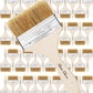 Bates- Chip Paint Brushes for Painting, 4 Inch, 48 Pack, Wood Handle, Natural Bristle Paint Brush