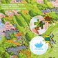 Momibook Puzzles For Adults 1000 Piece Jigsaw Puzzles Of Between Flower Streams, Painting Image Difficult Challenging Hard Impos
