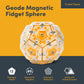 Speks Geode Magnetic Fidget Toy | Sensory Desk Toy For Adults & Teens 14+ | Stress Relief Gift | Sphere, Topaz