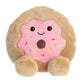 Aurora Adorable Palm Pals Claire Donut Stuffed Animal - Pocket-Sized Play - Collectable Fun - Pink 5 Inches
