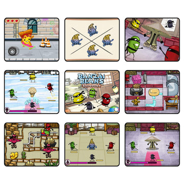 Leapfrog Rockit Twist Dual Game Pack: Dinosaur Discoveries And Banzai Beans Showdown
