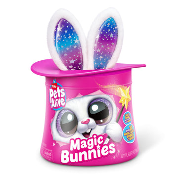 Pets Alive Magic Bunnies (Pearl) By Zuru Electronic Plush Unboxing Surprise Interactive Magic Toy