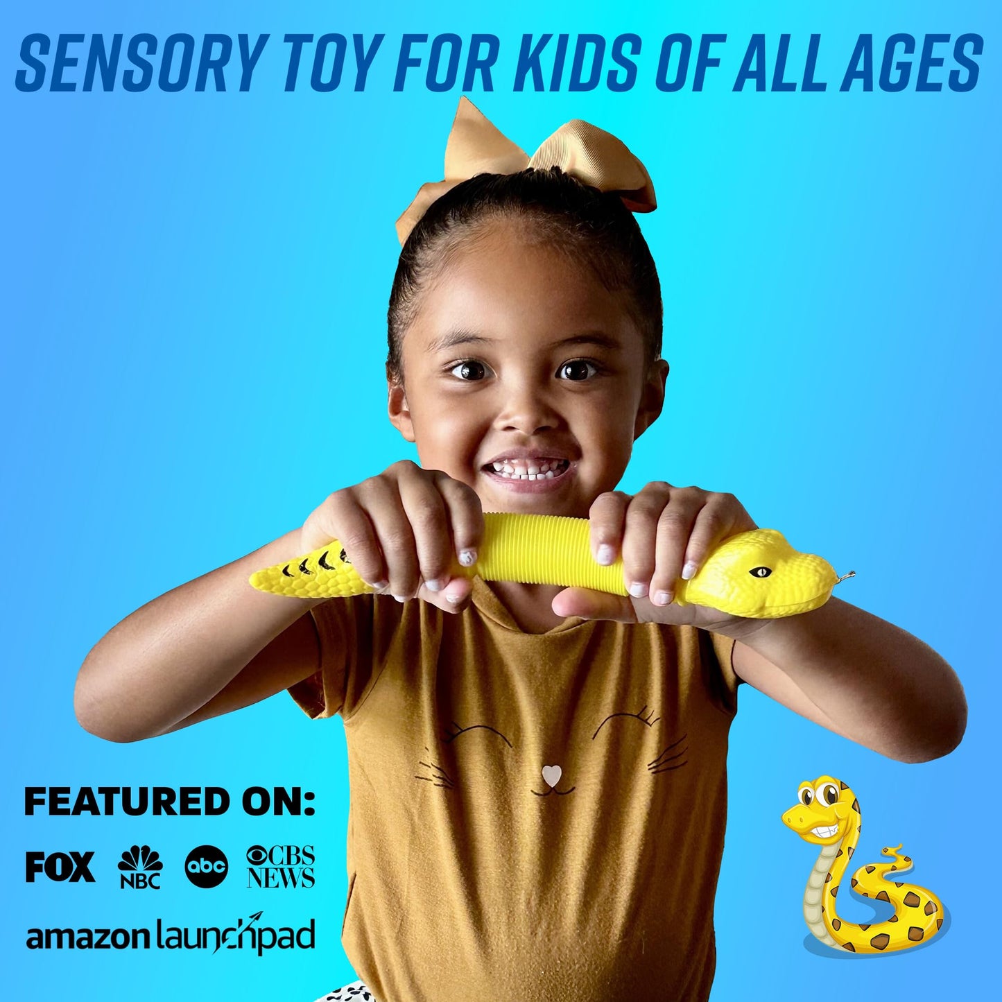 Animal Pop Tubes For Kids Sensory Toys - Toddler Fidget Toys For Boys & Girls- Engaging Pop Tube Sensory Toy For Toddlers - Snake Toy Tubes For Children Party Favors