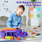 Funmission Dinosaur Toys For Kids 3-5 And Older, 9 In 1 Kids Toys Dinosaur Transport Toy Trucks With 8 Cars, Dinosaur Toys For B