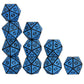 Smartdealspro 10-Pack Retro 26Mm Large 20 Sided Dice D20 Polyhedral Dice For Dnd Rpg Mtg Table Game(Retro Blue)
