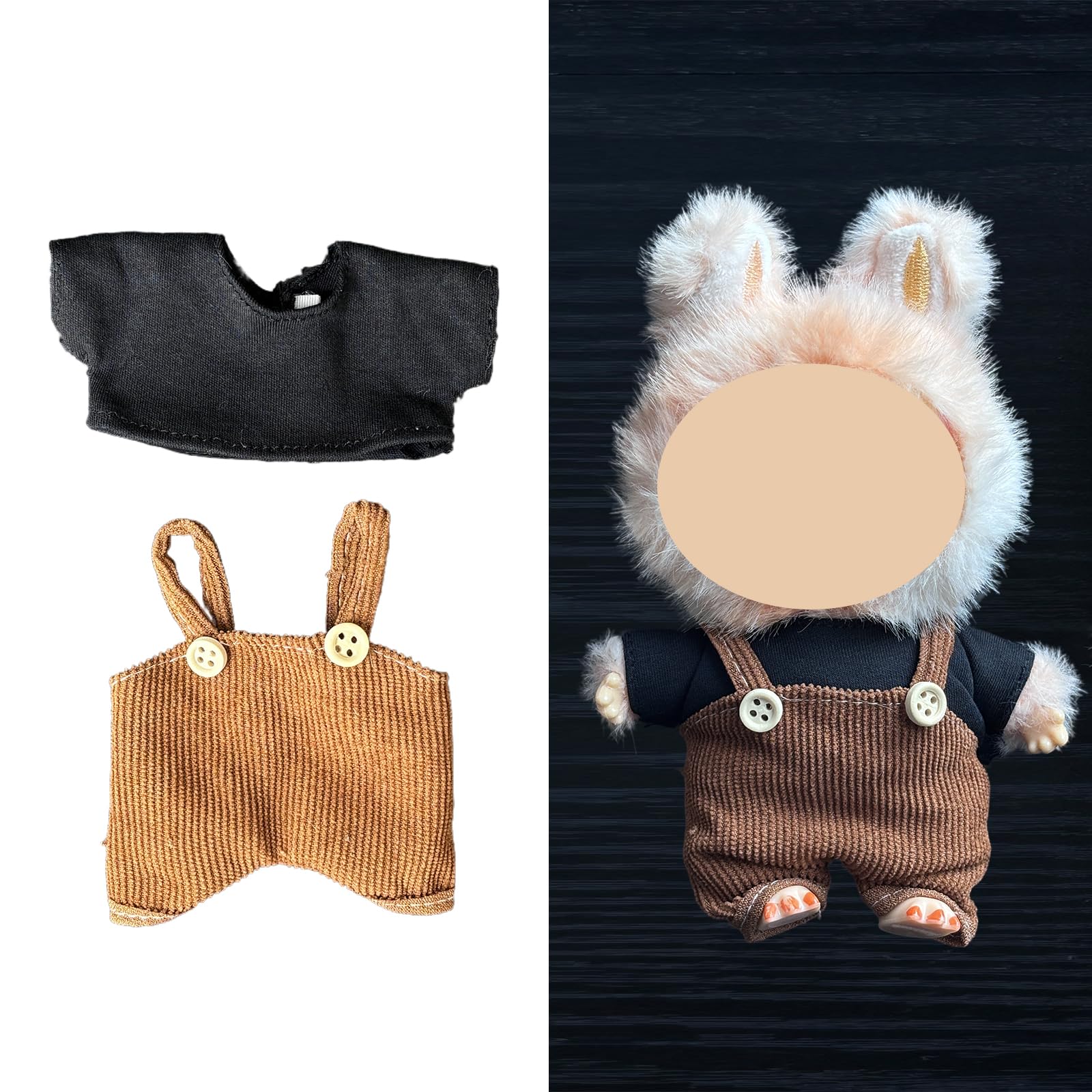 Doll Clothes - Compatible with LBB 5.91-6.7inch(15-17cm) Dolls as Accessories Only  enhanced Dolls Outfit with Accessories  Hand Crocheted Hat  Sweaters  Bag 16