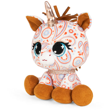 Gund P.Lushes Designer Fashion Pets Sally Mustang Unicorn Premium Stuffed Animal Soft Plush, Paisley, 6
