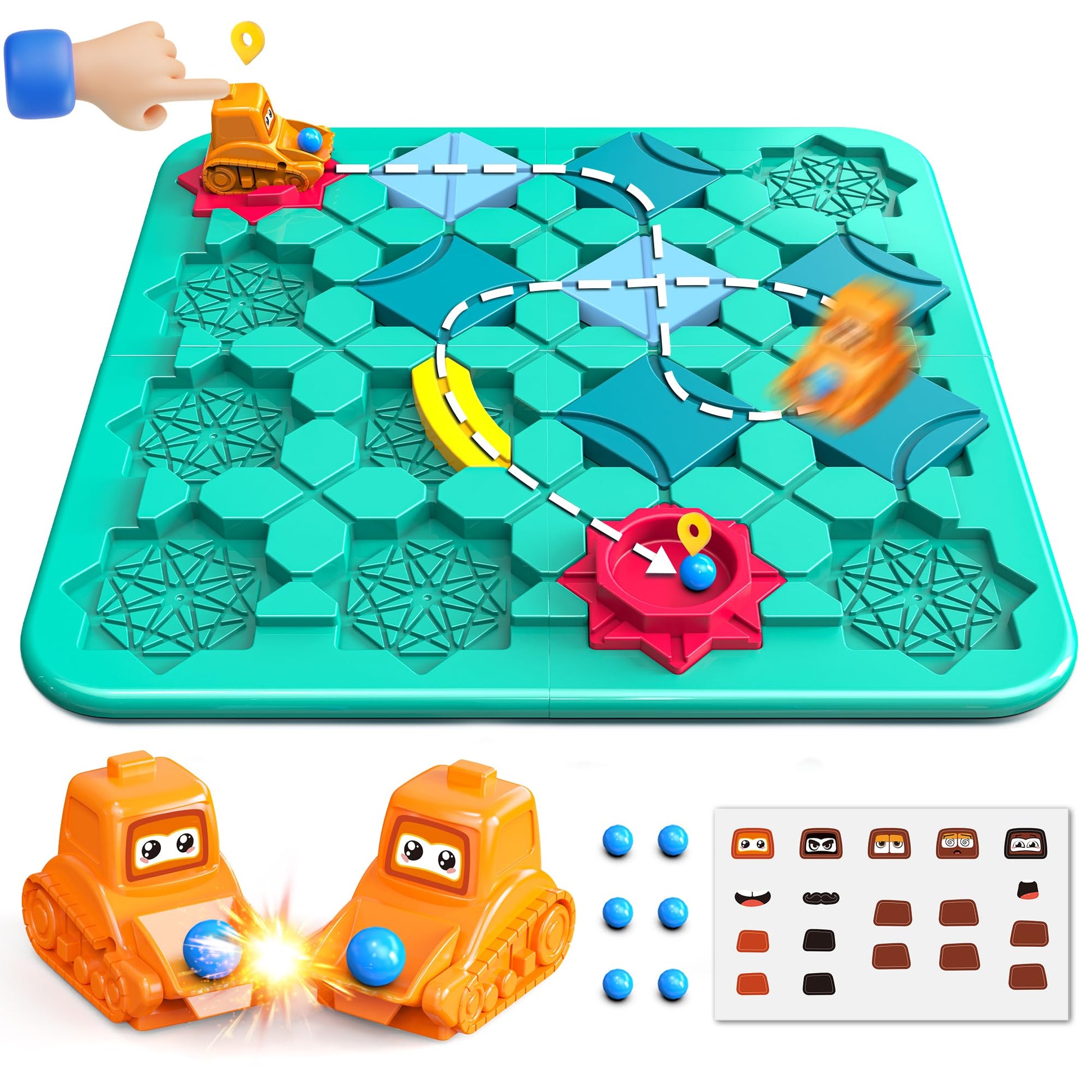 Fygurso Stem Board Games,Puzzle Logical Builder Kids Toys,Preschool Montessori Brain Teasers Birthday Gifts For Kids 4-8 Years O