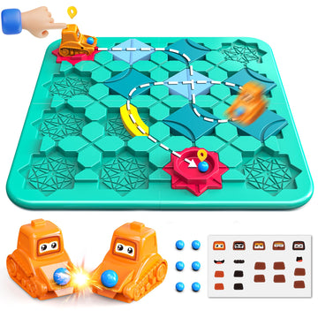 Fygurso Stem Board Games,Puzzle Logical Builder Kids Toys,Preschool Montessori Brain Teasers Birthday Gifts For Kids 4-8 Years O