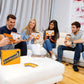 CONFIDENT? Confident Party Game - Family Trivia, 2-30 Players, 30 Min Playtime, Orange, Model CG001, Ideal for Kids & Adults