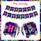 Cheereveal Rainbow Cheetah Happy Birthday Banner - Leopard Print Birthday Bunting Garland Decorations for Boys Girls, Jungle Saf