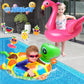 4 Pack Inflatable Pool Floats For Toddler Age 1-4 Animal Swim Tube Rings For Kids Infant Baby Ride On Beach Floaties With Safety