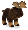 Aurora® 14-Inch Brown Miyoni® Moose Stuffed Animal - Lifelike Detail for Cherished Companionship