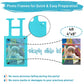 Sweet 16 Birthday Decorations Photo Banner In Blue Pre-Assembled - Sweet 16 Banner With Sixteen Photo Card Frames Party Supplies