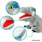 Cuteoy Plush Velociraptor Hand Puppet Stuffed Animal Toy Open Movable Mouth Creative Role Play Storytelling Dinosaur Plushies Gifts For Kids Toddlers Birthday Christmas