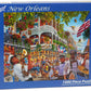 Vermont Christmas Company New Orleans Jigsaw Puzzle 1000 Piece - Fully Interlocking And Randomly Shaped Pieces - Large Size 30' X 24'