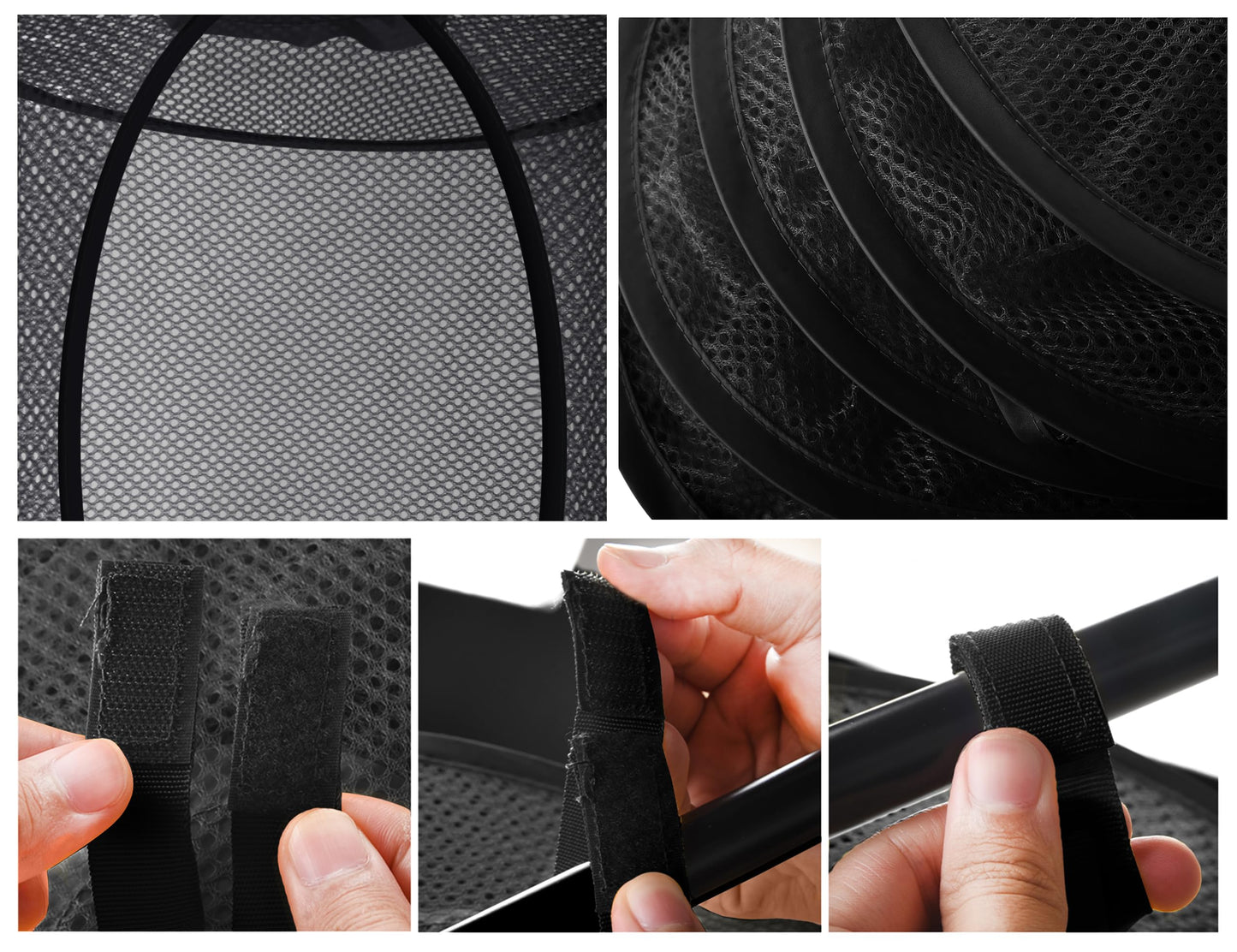 Hanging Net For Stuffed Animals, Foldable Storage Organizer 5 Compartments Toy Storage Organizer For Kid Room Toys, Gloves,Hats,