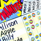 Teacher Created Resources Superhero Mini Stickers, 378 Pieces