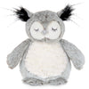 Bearington Owliver Grey Plush Owl Stuffed Animal, 10 Inch