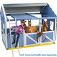 Breyer 1:12 Scale Freedom Series Deluxe Country Stable With Horse & Wash Stall